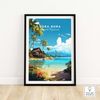 Bora Bora Print  Travel Poster  Birthday present  Wedding anniversary gift  Art Print.jpg