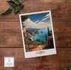 Corfu Greece Wall Art  Travel Poster   Birthday present  Wedding Anniversary gift  Home Decor.jpg