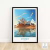 Sydney Print  Travel Poster Art  Home Décor Artwork  Birthday present  Wedding anniversary gift.jpg