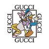 Daisy And Donald Duck Gucci Embroidery design, Disney Embroidery, cartoon design, Embroidery File, Digital download..jpg