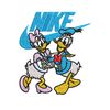 Daisy and Donald duck Nike Embroidery design, Cartoon Embroidery, Nike design, Embroidery file, Instant download.jpg