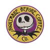 Nightmare before coffee Embroidery design, jack skellington Embroidery, Embroidery File, Horror design, Digital download.jpg
