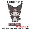 Kuromi logo Embroidery Design, Hello kitty Embroidery, Embroidery File,Anime Embroidery, Anime shirt, Digital download.jpg