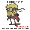 Naruto spongebob breathing embroidery design, Naruto embroidery, logo shirt, anime design, anime shirt, Digital download.jpg