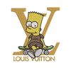 Bart simpson lv Embroidery Design, LV Embroidery, Embroidery File, Logo shirt, Sport Embroidery, Digital download.jpg