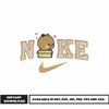 Nike mocha bear embroidery design