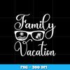 Family Vacation logo design png