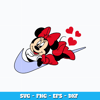 Nike Minnie mouse love Svg