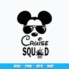 Cruise Squad Mickey Head svg