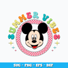 Summer vibes mickey mouse svg