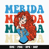 Merida disney princess Svg