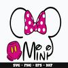 Minnie head mini Svg
