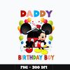 Mickey daddy birthday boy Png