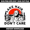 Jason Voorhees Lake Hair Dont Care svg