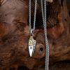 Norse Runes Odin's Spear Gungnir Necklace Men Gold Color Stainless Steel-3.jpg