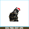 PNG141023101-Black Cat Christmas Sweater Xmas Light Santa Paws T-Shirt Png.png