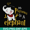 FN000572-My patronus is a elephant svg, png, dxf, eps file FN000572.jpg