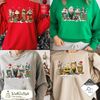 Vintage Harry Potter 4 House Coffee House Christmas Sweatshirt - Viralustee.jpg