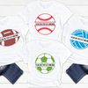 Personalized Soccer Ball Shirt, Soccer Team Shirt, Custom Sports Shirt, Baseball Shirt, Customized Basketball Shirt, Your Name Basketball.jpg