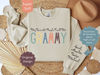 Personalized Grammy Sweatshirt with Grandkid Names on Sleeve, Custom Grammy Shirt, Gift for Grammy, My Favorite People Call Me Grammy Shirt.jpg