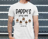 Personalized Daddy Shirt with Kid Names, Daddy's Little Shits Tshirt, Fathers Day Gift for Daddy, Funny Gift for Dad, Dad Birthday Gift.jpg