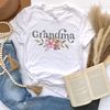 Flower Grandma Shirt, Gift For Grandma, Mother's Day Shirt, Floral Grandma Gift, Nana Shirt.jpg