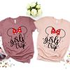 Girls Trip Disneyland T-Shirt, Adults Kids Disneyworld Trip Shirt, Minnie Mouse Disney Vacation Tee for Women, Girls Disney Trip.jpg