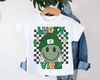 Checkered Lucky Vibes Png, St Patrick's Day Png, Sublimation Design, Shamrock Png, St Patrick Shirt Png, Sublimation designs, png,.jpg