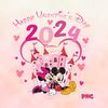 Mickey Minnie Mouse Couple Png, Happy Valentine's Day Pink Castle 2024 Png, Magical Heart Valentines Png, xoxo Valentine Design 1.jpg
