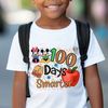 100 Days Smarter Png, Happy 100 Days Of School Png, Mouse and Friend Png, Back To School Png, Magical Kingdom Png, 100th Day of School Png.jpg