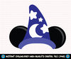 Sorcerer Hat Svg, Sorcerer Mouse SVG, Magic Mouse SVG, Sorcerer Hat Png, Magic Mouse Png, Digital Download.jpg