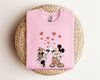 Disney Mickey Minnie Love Valentine Sweatshirt, Mickey And Minnie Valentines Tee, Kiss Love Valentine Shirt, Valentine Matching Sweater 1.jpg