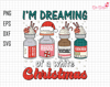 I'm Dreaming Of A White Christmas Svg, Peppermint Mocha Propofol Svg, Nurse Christmas Svg, Nurse Life Svg, Christmas Medicine Svg, ICU Nurse.jpg