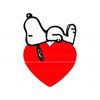 Cute Snoopy Valentine Heart SVG.jpg