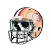 Skull Wear San Francisco 49ers Football Helmet SVG.jpg