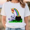 Winnie The Pooh Happy St Patrick's Rainbow And Shamrocks Shirt .jpg