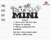 Mini Svg, Mini Flower Svg, Retro Mini Svg, Mini Definition Svg, Floral Mini Svg, Mini Quote Svg, Digital Download, Silhouette, Mini Tumbler.jpg