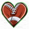 Football heart png sublimation design download, American Football png, game day png, sport  heart png, sublimate designs download.jpg