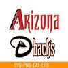 MLB30112311-Arizona Diamondbacks Text SVG PNG DXF EPS AI, Major League Baseball SVG, MLB Lovers SVG MLB30112311.png