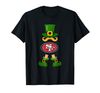 Adorable Football Leprechaun St Patricks Day San Francisco-49er T-Shirt - Tees.Design.png