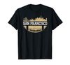 Trending San Francisco Football The City Vintage Skyline SF Gameday T-Shirt - Tees.Design.png