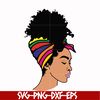 OTH00010-Unbothered Black Girl Svg, Afro Woman Svg, African American Woman svg, png, dxf, eps file OTH00010.jpg