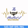 NFL071036T-The heartbeat of Baltimore Ravens svg, Baltimore Ravens svg, Nfl svg, Sport svg, png, dxf, eps digital file NFL071036T.jpg
