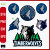 Digital Download, Minnesota Timberwolves logo, Minnesota Timberwolves svg, Minnesota Timberwolves clipart  .png