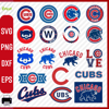 Layered Chicago Cubs svg, Chicago Cubs logo, Chicago Cubs clipart, Chicago Cubs cricut, Chicago Cubs cut  .png