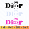 Dior Logo Svg, Fashion Brand Svg,Famous Brand Svg, Silhouette Svg Files, Layered Files, Dior PNG-SVG-EPS-DXF-PDF.  .png