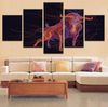 Colorful Ox Abstract Canvas Home Decor Ox Abstract Animal.jpg
