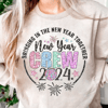 New Year Crew 2024 Glitter Sweater, Happy New Year 2024 Shirt, New Year Shirt.png