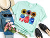 Mason Jar Sunflower Patriotic Shirt, Fourth of July Shirts, Independence Day Shirt, 4th of July T-Shirt, America Shirts.jpg