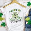 Nurse Shirts,  St. Patrick's Day Nurse Shirts Nurse St. Patrick's Shirts Shamrock T-Shirt for Women Just a Little Pinch RN L&D Phlebotomist 2.jpg